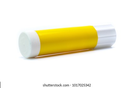 Glue stick isolated on white background