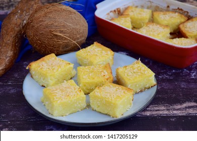 Gluten Free Baked Sweet Cassava Coconut Stock Photo 1417205129 Shutterstock