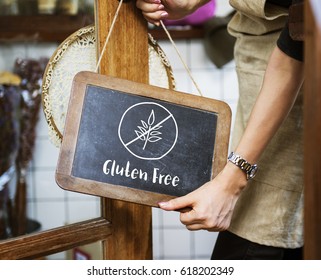 Gluten Free Healthy Lifestyle Concept - Shutterstock ID 618202349