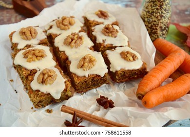 Gluten Free Quinoa Walnut Carrot Cake