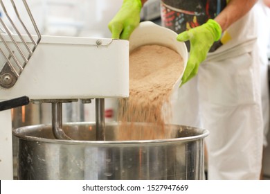 Glutenfree Manufacture Prepering Fresh Bread