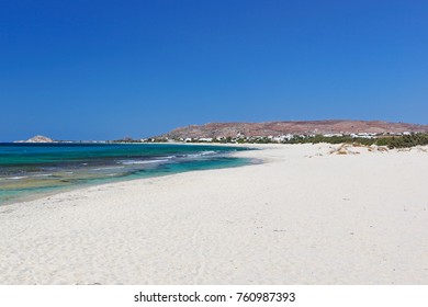 Glyfada Beach In Naxos Island, Greece