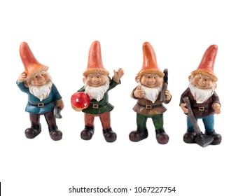 Gnome Isolated With Clipping Path