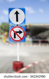 Go Ahead Way Forward Sign Dont Stock Photo 342342980 | Shutterstock