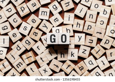 Go programming language word concept