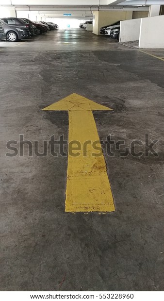 Go Straight, Basement\
sign in yellow
