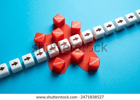 Go through problems. Overcome obstacles. Avoid trouble. Adaptability. Be adaptable and flexible. Be extremely careful. Be aware of the difficulties ahead. Management of risks. Stress resistance