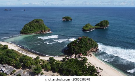 Goa Cina Beach, located in East Java, is one of the famous beaches