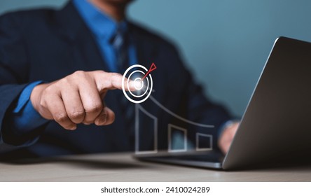 goal, strategy, success, target, aim, futuristic, marketing, choose, performance, achievement. pointing a goal and target aim. archery point aim. touching achievement. bullseye strategy for futuristic