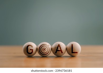 Goal and target setting development concept, team, performance, success, purpose, effective, leadership, target, corporate, action plan, strategy to develop yourself.