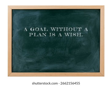 A goal without a plan is a wish Execution turns vision into reality. planning, accountability, results