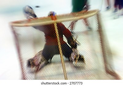 Goalie Glove Save, Motion Blur