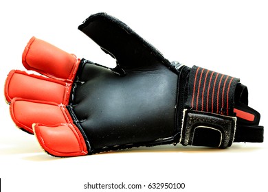 Goalkeeper Glove On White