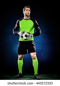 Goalkeeper Soccer Man Isolated