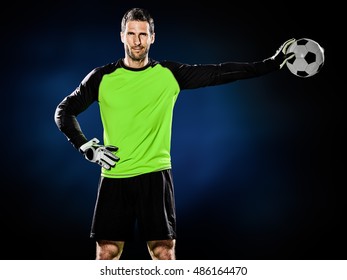 Goalkeeper Soccer Man Isolated