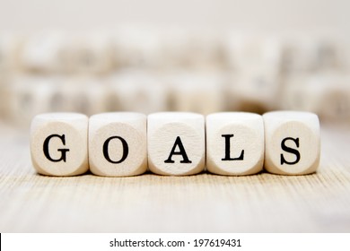 Goals Word Concept