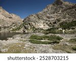 Goat Lake in Beartooth Mountains, Montana