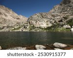 Goat Lake in Beartooth Mountains, Montana