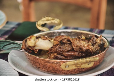 Goat Meat Cooked In Tandoor