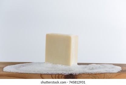 Goat Milk Soap With Foam