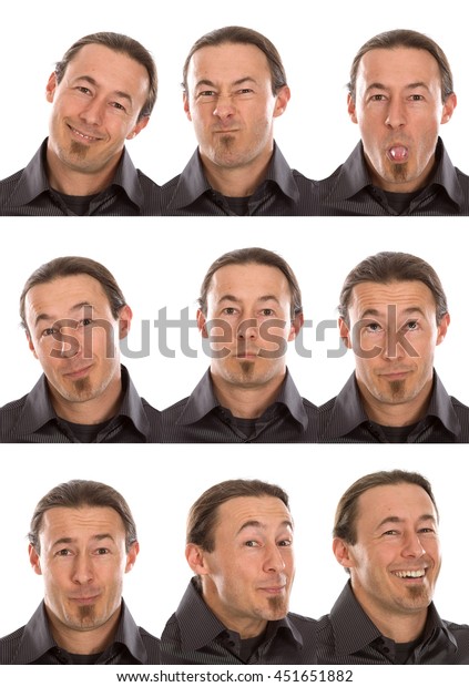 Goatee Short Hair Adult Caucasian Man Stock Photo Edit Now 451651882