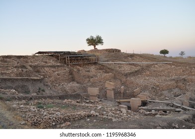 Gobekli Tepe Archeology Site In Urfa/turkey