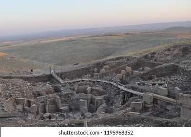 Gobekli Tepe Archeology Site In Urfa/turkey