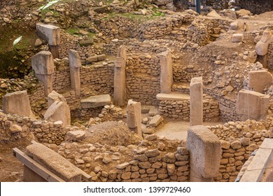 Gobekli Tepe Turkish for "Potbelly Hill", is an archaeological site in the Southeastern Anatolia. 12 thousand years ago. Gobeklitepe archaeological site Sanliurfa/Turkey.