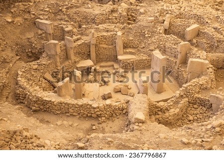 Gobeklitepe in Sanliurfa. The Oldest Temple of the World. Gobekli Tepe is a UNESCO World Heritage site
