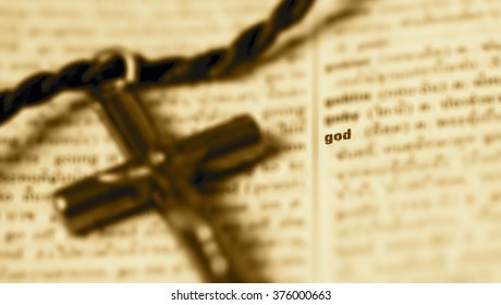 God Word Cross Stock Photo 376000663 