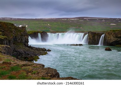 Godafoss waterfall in Iceland. Godafoss means the waterfall of the gods in icelandic.