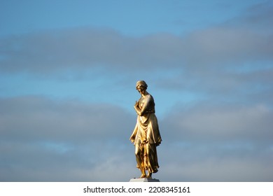 Goddess Diana Statue At Bushy Park