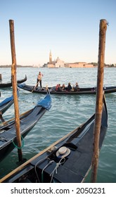 Godolas in Venice