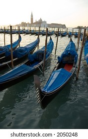 Godolas in Venice
