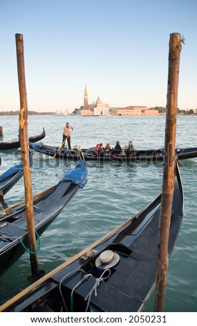 Godolas in Venice