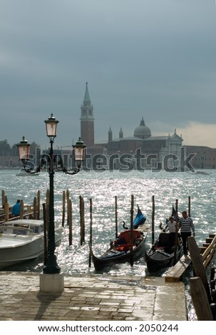 Godolas in Venice