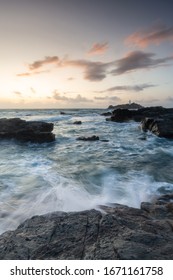 The Godrevy Beach In Cornwall