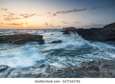 The Godrevy Beach In Cornwall