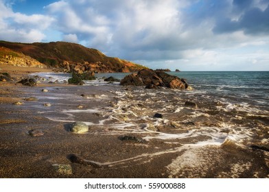 Godrevy Cove Near The Manacles Cornwall England Uk.