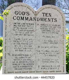 Gods ten commandments