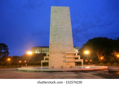 Goethals Memorial In Panama. George Washington Goethals (29 June 1858 - 21 January 1928) Was A USA Army Officer And Civil Engineer, Best Known For His Supervision Of Construction Of The Panama Canal.