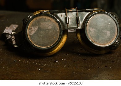 Goggles Of A Factory Worker