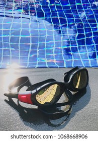 Goggles At The Pool