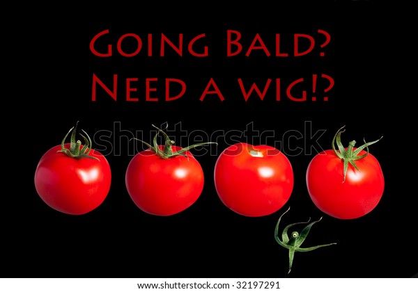 Going Bald Need Wig Hair Loss Stock Photo Edit Now 32197291