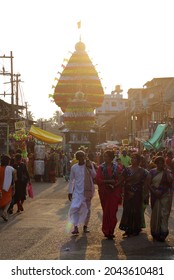 Gokarna, Karnataka, India - March 12 2021: Shiva Ratri Festival During Corona Times 