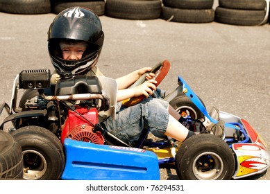 Royalty Free Go Kart Child Stock Images Photos Vectors