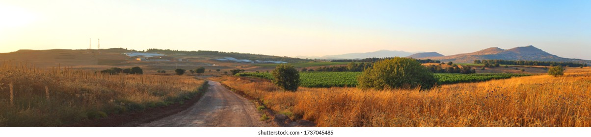 Golan Heights, North Israel. Panorama.