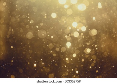 Gold abstract bokeh background - Shutterstock ID 503362759