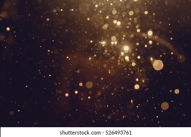 Gold abstract bokeh background - Shutterstock ID 526493761