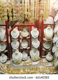 Gold at arabian bazar